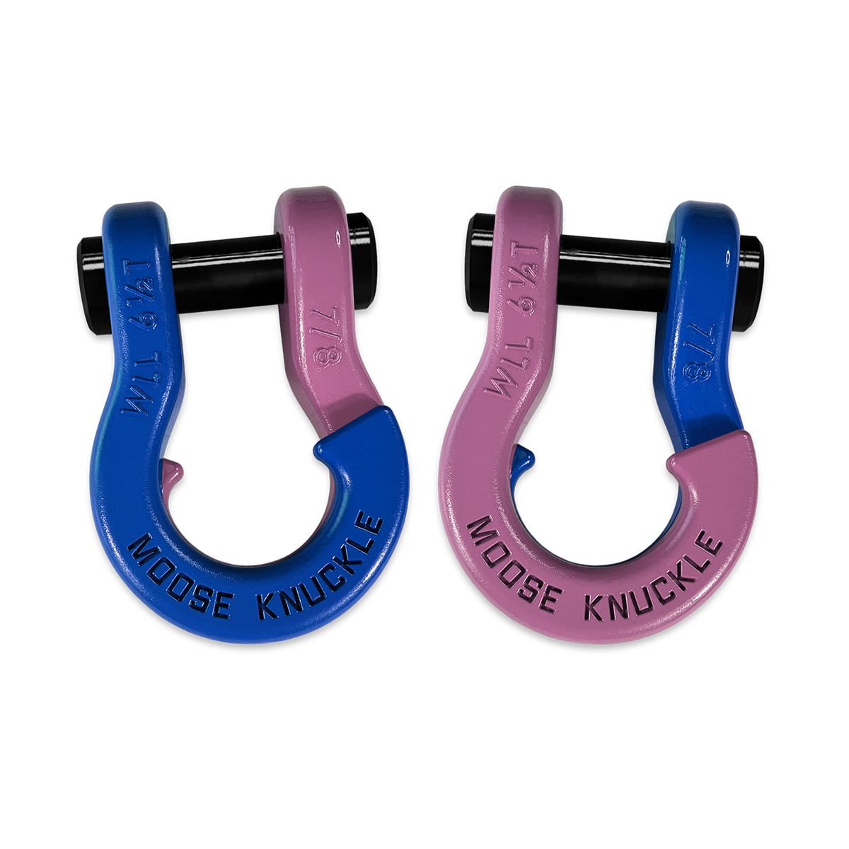 Jowl Recovery Split Shackle 7/8 Blue Balls Moose Knuckle Offroad