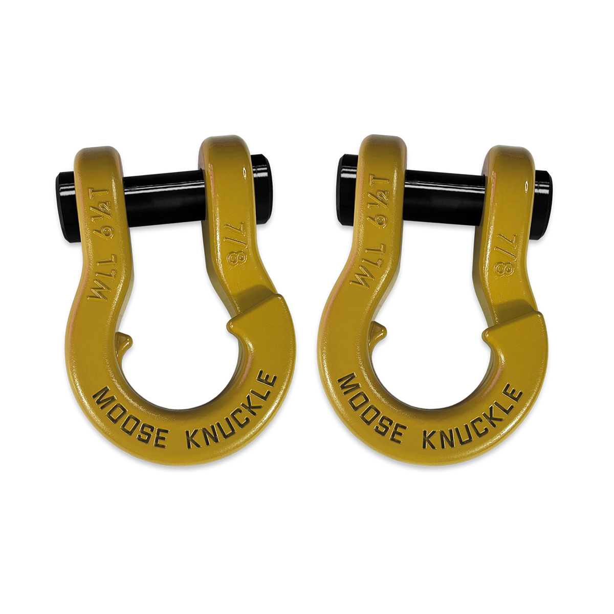 Jowl Recovery Split Shackle 7/8 Detonator Yellow Moose Knuckle Offroad
