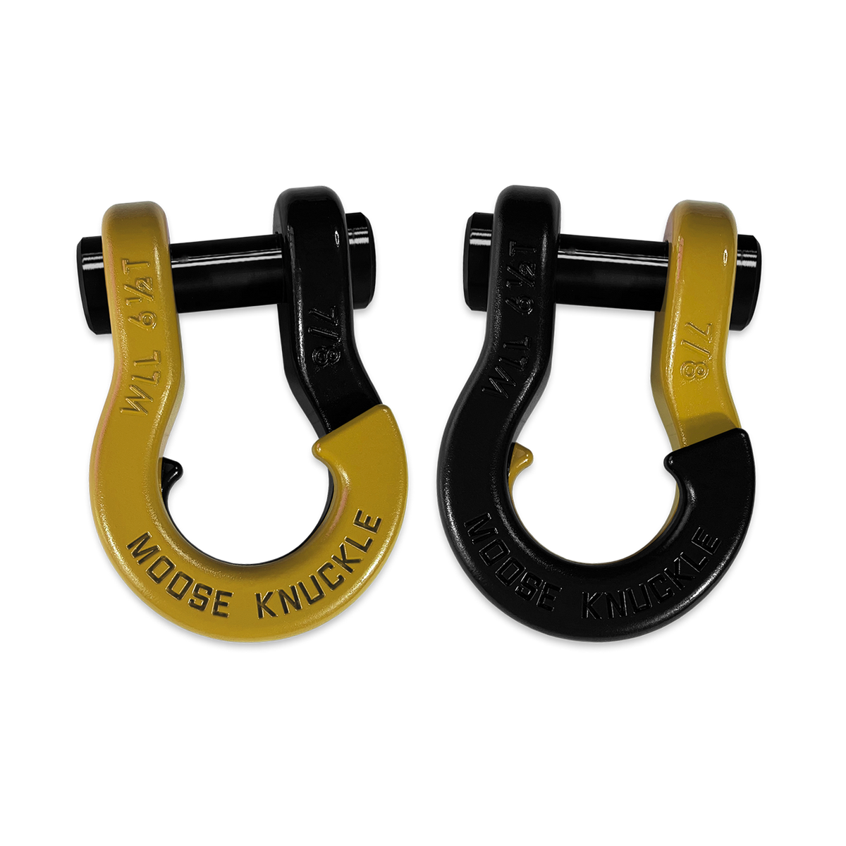 Jowl Recovery Split Shackle 7/8 Detonator Yellow Moose Knuckle Offroad