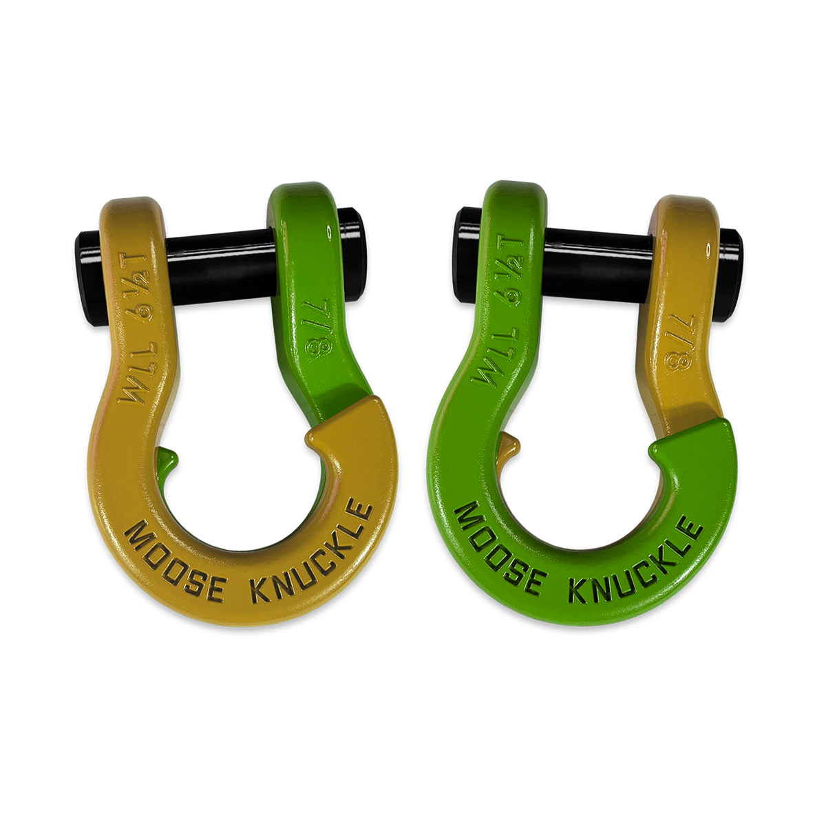 Jowl Recovery Split Shackle 7/8 Detonator Yellow Moose Knuckle Offroad