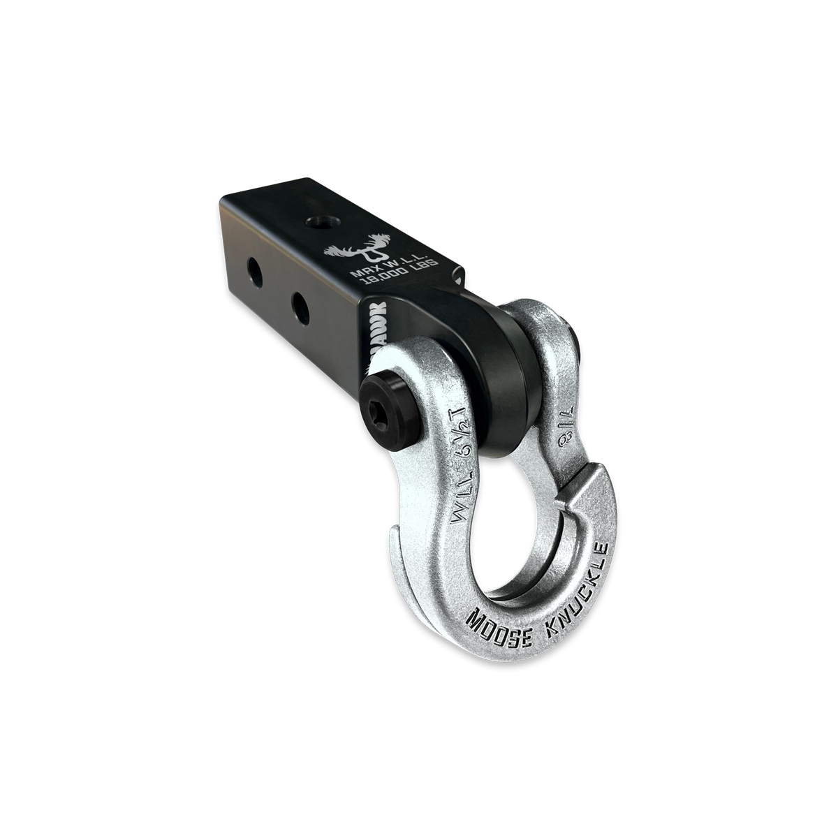 Jowl 7/8 Split Shackle and Mohawk 2.5 Receiver Combo Black Lung Moose Knuckle Offroad