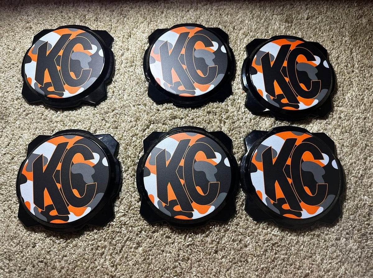 KC HiLITES Era 4 ROUND Series Light Cover Overlays - Universal