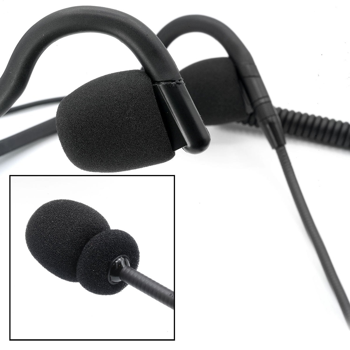 Rugged Radios Replacement Foam Ear Covers & Mic Cover for H10