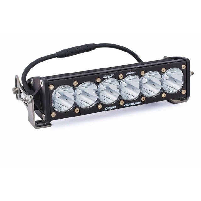 Baja Designs OnX6+ Straight LED Light Bar 10" Clear Driving Combo