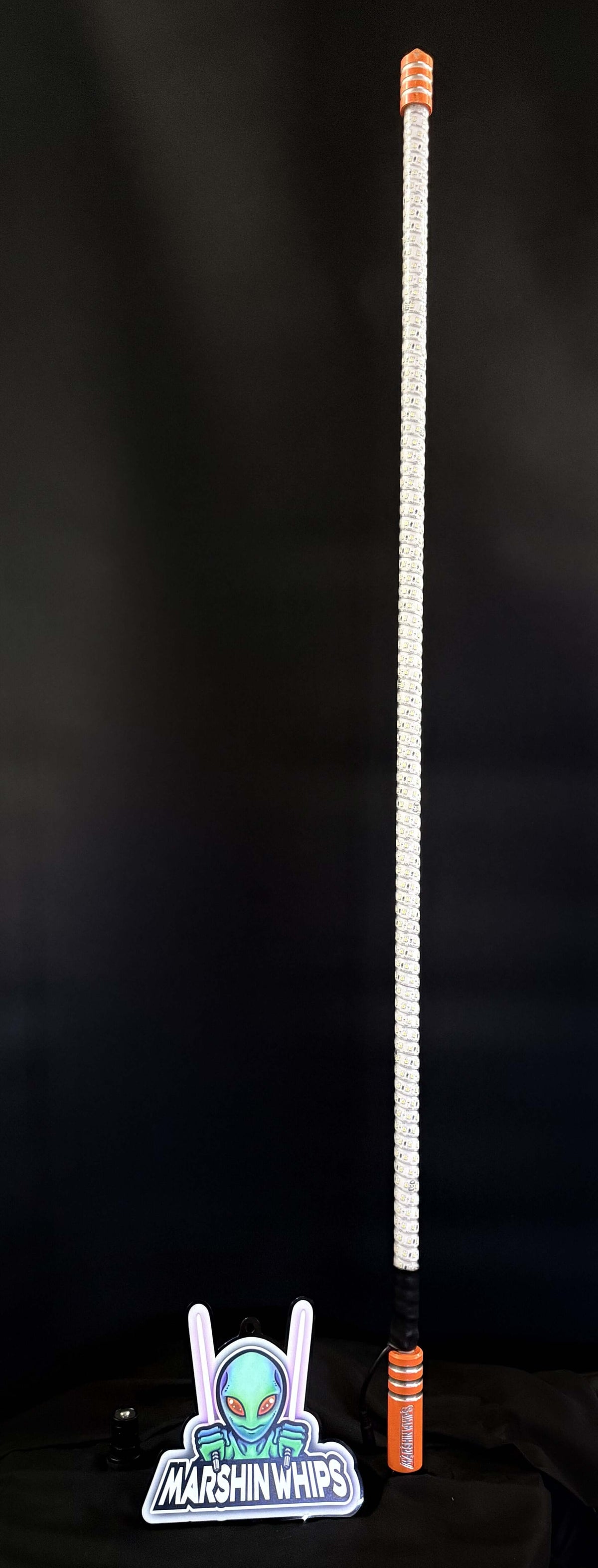 Game Changer LED Whip - Striking Orange Single