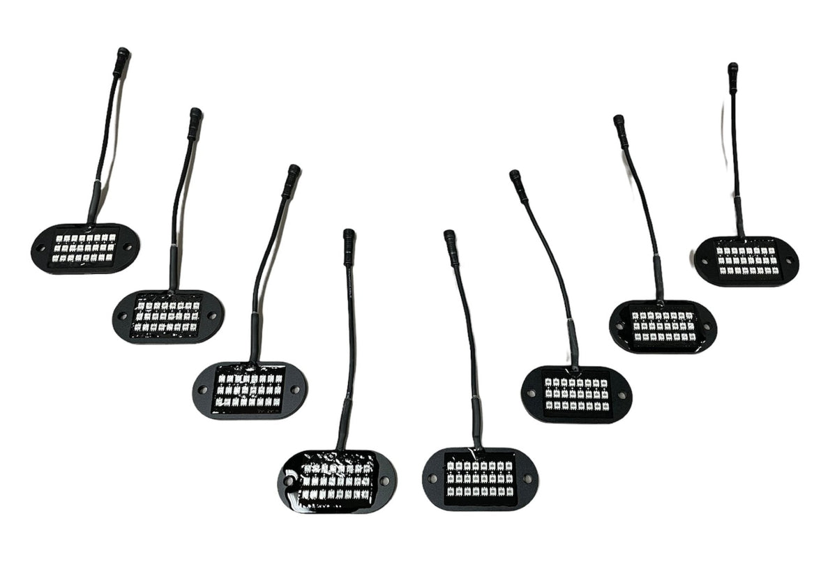 5150 Whips 187 Style Rock Lights 2.0 w/ Control Harness