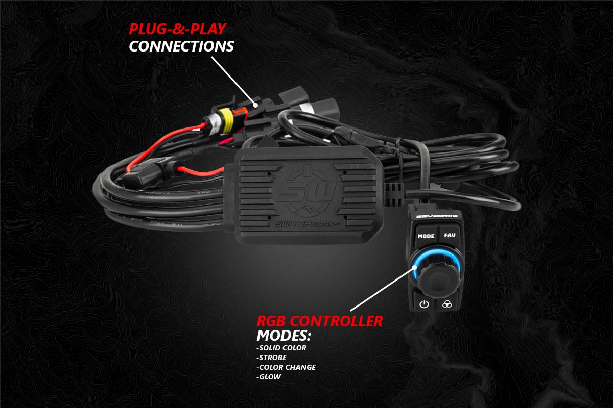 SSV Works V-Spec 3-Speaker Audio System for 2018-2024 Polaris Ranger XP 1000 with Ride Command