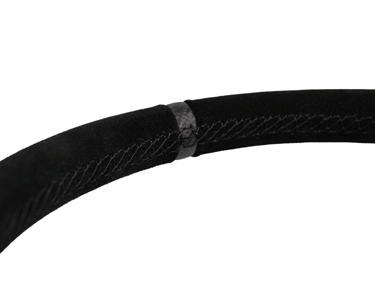 Flat Suede Steering Wheel 13 Inch Diameter
