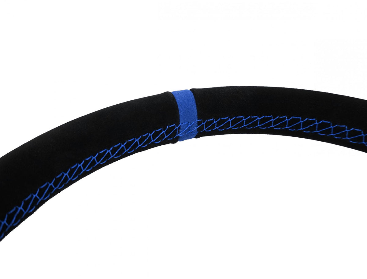 Flat Suede Steering Wheel 13 Inch Diameter