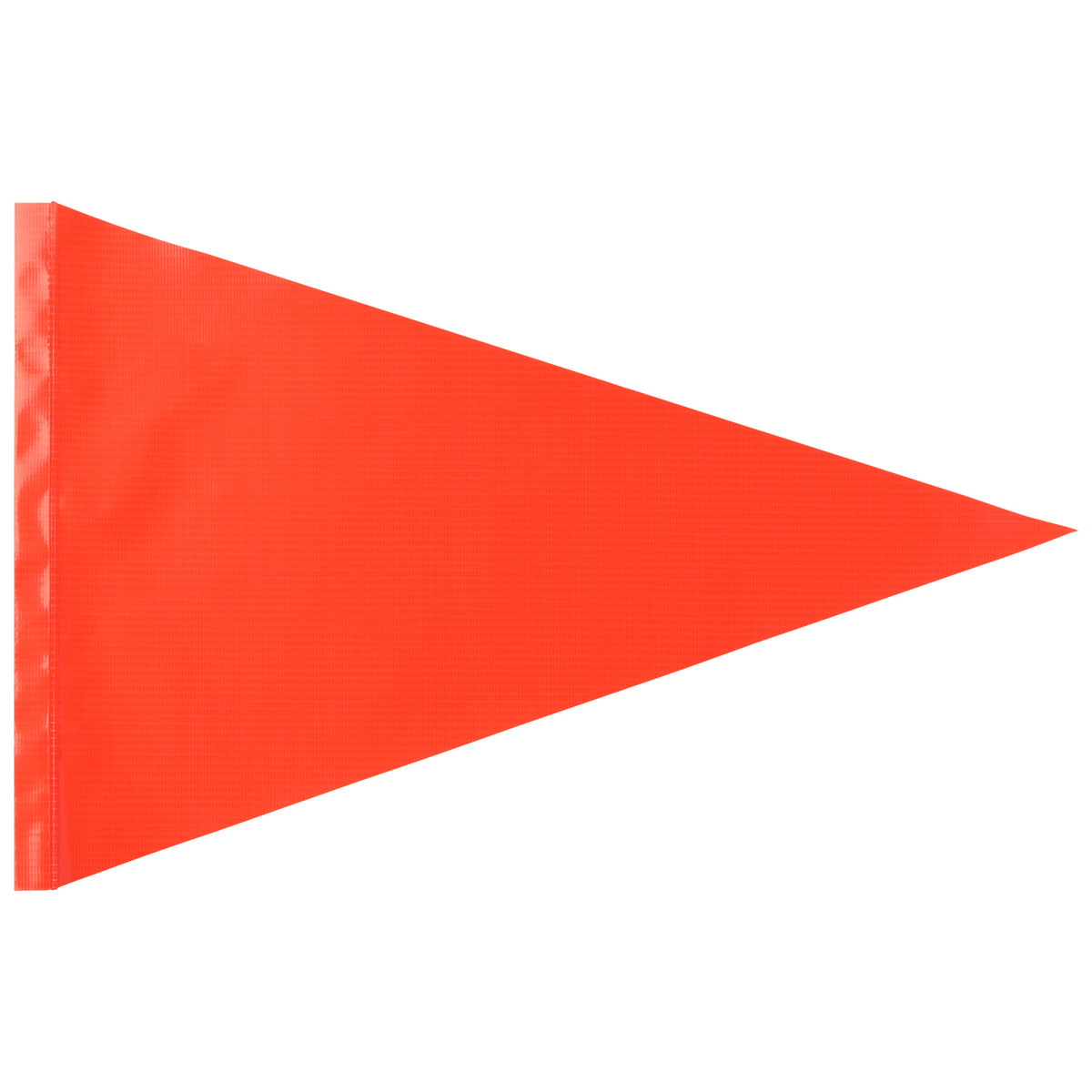 Orange Pennant Triangle Pocket Whip Flag For 1/4" & 5/16" Whips