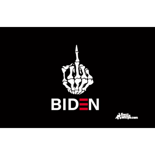 Birdie Biden 3x5 Grommet Whip Flag Single Layer, 3X Stitching, UV Fabric, USA Made