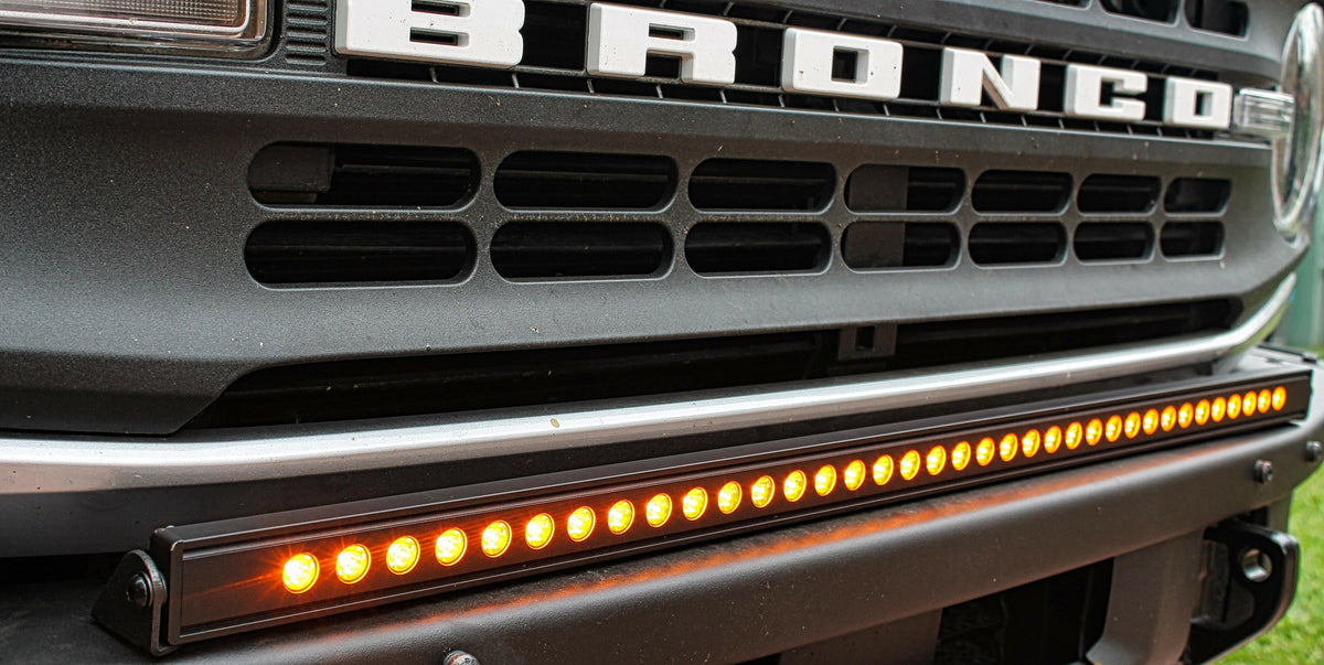 2021+ Ford Bronco Modular Bumper 40in Light Bar - Slim