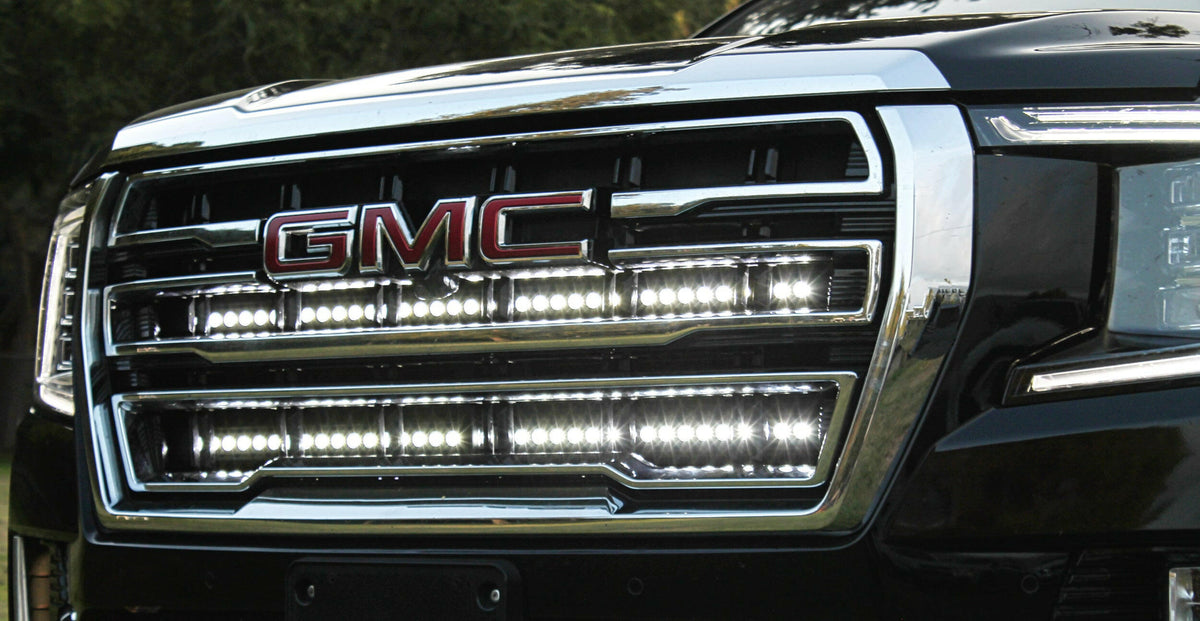 2021-2024 GMC Yukon Dual 40s Light Bars - SLIM