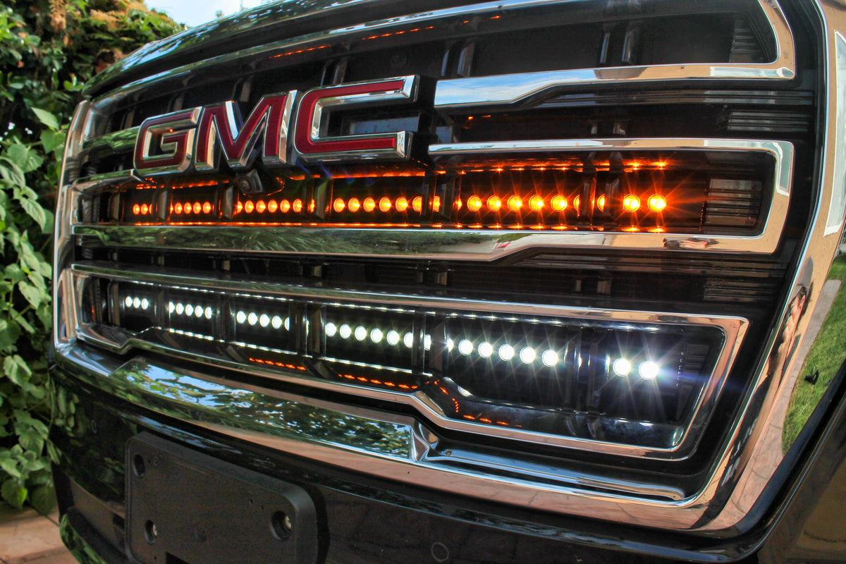 2021-2024 GMC Yukon Dual 40s Light Bars - SLIM