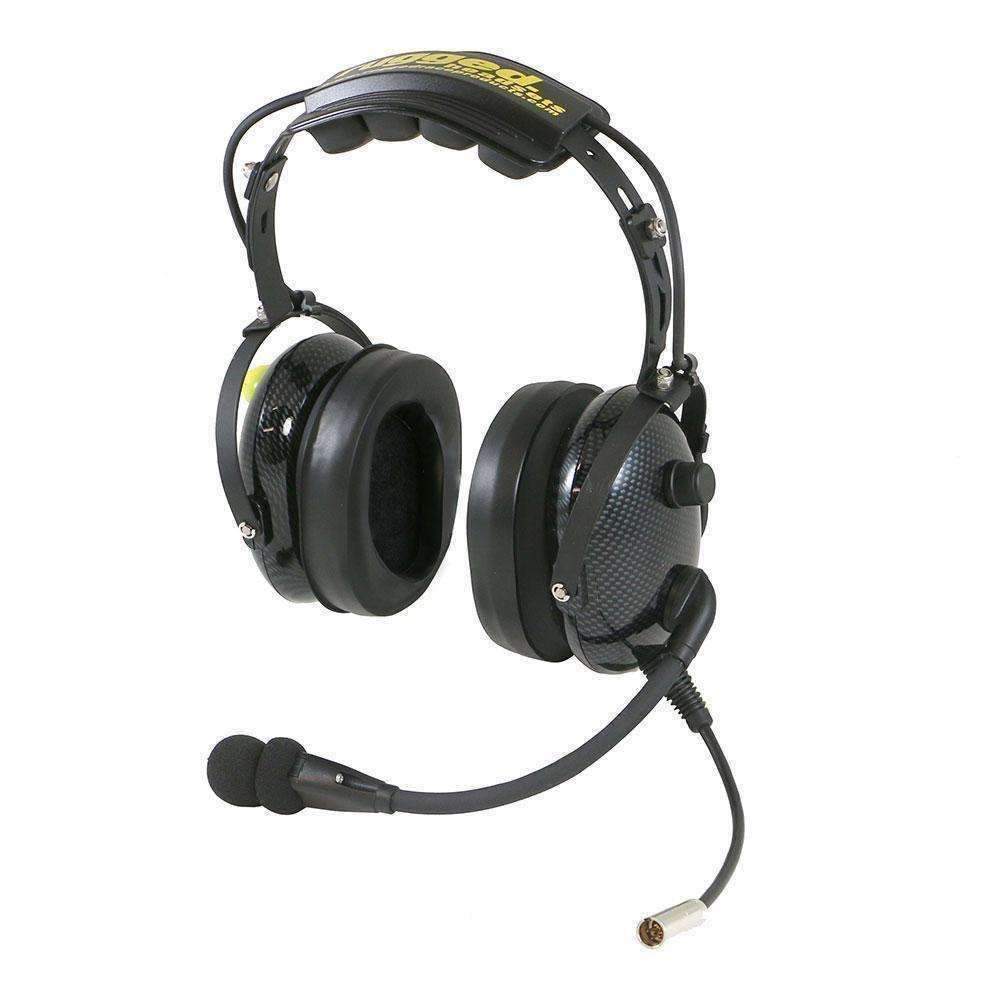 Rugged Radios HS10 Fire Safety Over the Head OTH Headset with Mic On Off Switch
