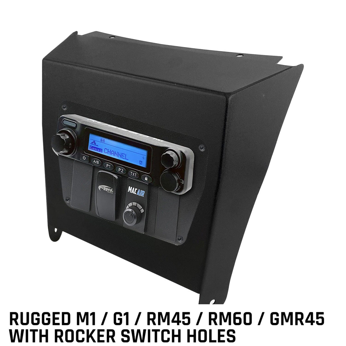Rugged Radios Kawasaki KRX Multi-Mount Kit for M1 / G1 / RM45 / RM60 / GMR45 Radio and Rugged Intercom