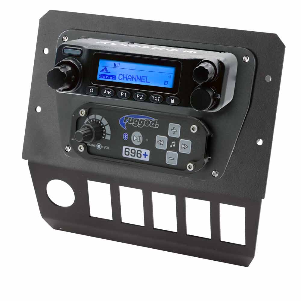 Rugged Radios Polaris General Complete Communication Kit with Bluetooth Intercom and 2-Way Radio