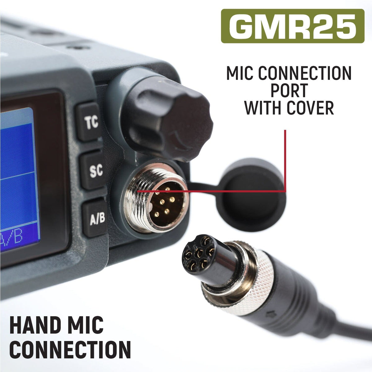Rugged Radios Radio Kit - GMR25 Waterproof GMRS Band Mobile Radio with Antenna