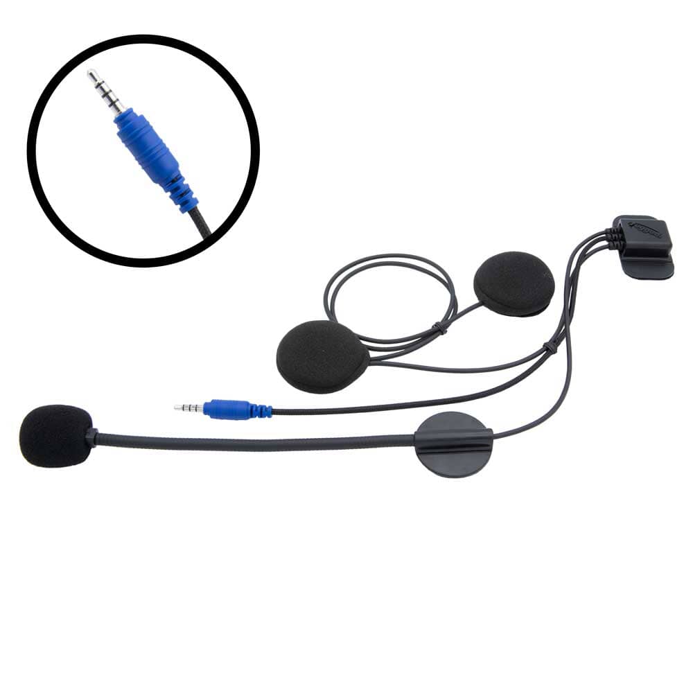 Rugged Radios SUPER SPORT Complete Motorcycle Communication Kit with Lightweight SPORT Cables