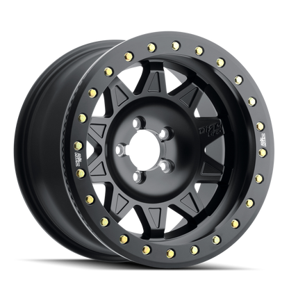 Dirty Life 9302 Roadkill Race 17x9 / 5x139.7 BP / -14mm Offset / 108mm Hub Machined Wheel - Beadlock