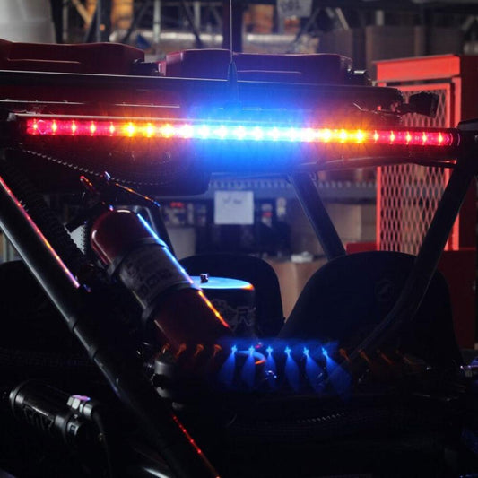 30 Inch Light Bar Solid Amber, Blue Center, Flashing Amber RTL-B Baja Designs - 103001
