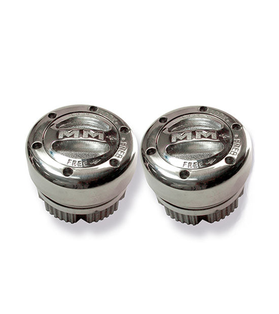 Premium Stainless Manual Locking Hubs Dana 30/44 19 Spline Mile Marker