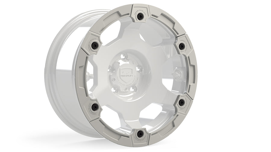 Modular Rash Ring Kit w/ Hardware White 6-Spoke TeraFlex
