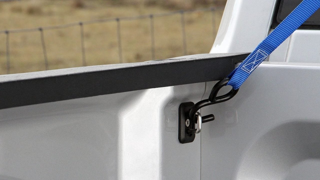 Corner Bullet Inner Bed Retractable Tie-Down Anchors 2009-2025 Dodge RAM 1500/2500/3500 Hard Card Bullring
