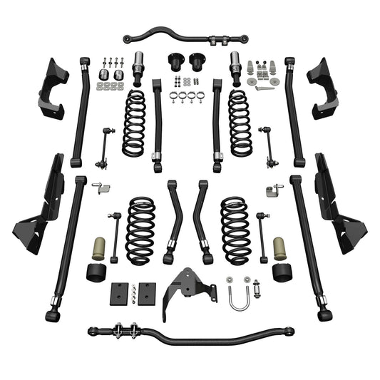 07-18 Wrangler JK 2 Door 4 Inch Alpine CT4 Long Arm Suspension System No Shocks TeraFlex