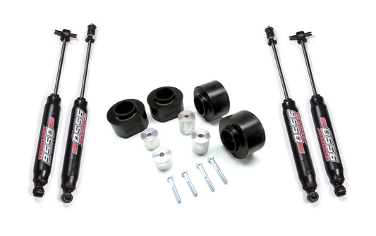 97-06 Jeep Wrangler TJ 2 Inch Performance Spacer Lift Kit & 9550 VSS Twin-Tube Shocks TeraFlex