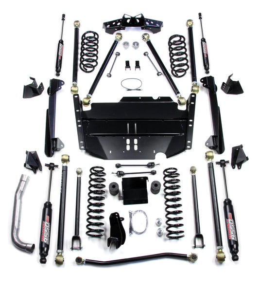97-06 Jeep Wrangler TJ SWB 5 Inch Pro LCG Long Arm Suspension System & 9550 VSS Twin-Tube Shocks TeraFlex