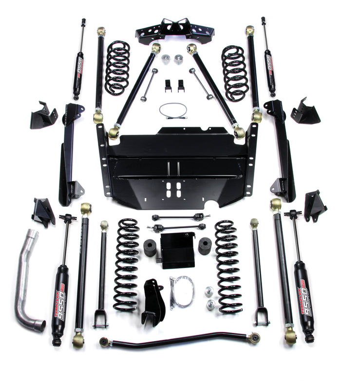 97-06 Jeep Wrangler TJ SWB 5 Inch Pro LCG Long Arm Suspension System & 9550 VSS Twin-Tube Shocks TeraFlex