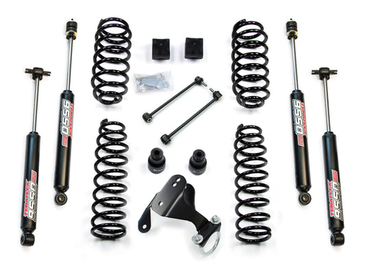 07-18 Wrangler JK 2 Door 2.5 Inch Coil Spring Base Lift Kit & 9550 VSS Twin-Tube Shocks TeraFlex