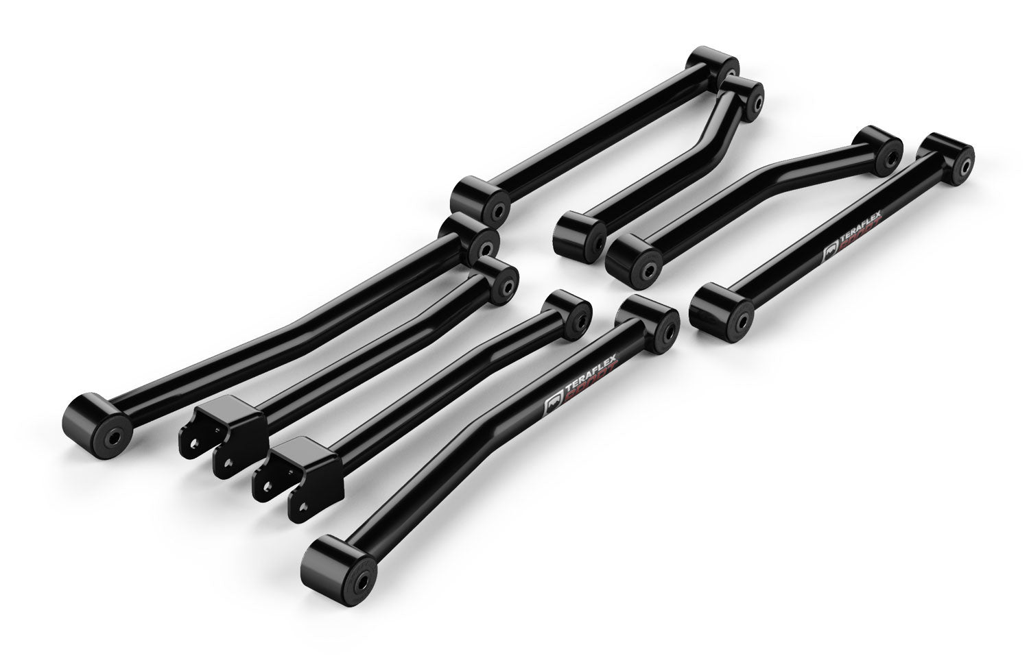 07-18 Wrangler JK Sport Control Arm Kit 8-Arm 2.5-3 Inch Lift TeraFlex