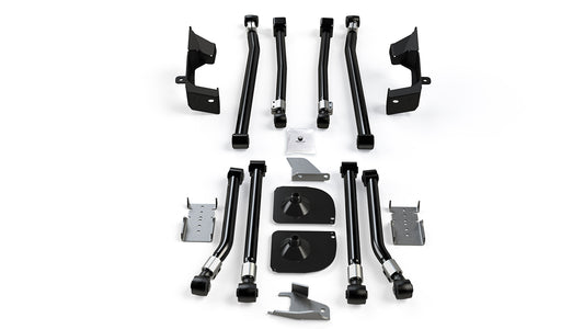 07-18 Wrangler JK 2 Inch Alpine Rear Stretch Kit & Front Long Control Arm Kit 8-Arm 3-6 Inch Lift TeraFlex