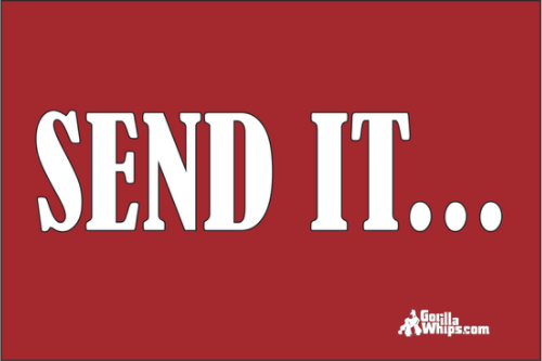 Send It Red 2x3 Grommet Whip Flag