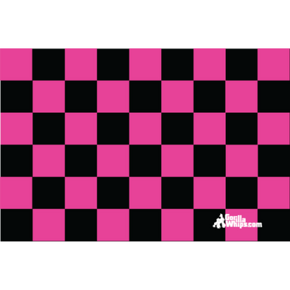 Pink Checkered 3x5 Grommet Whip Flag