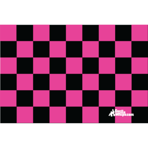 Pink Checkered 2x3 Grommet Whip Flag