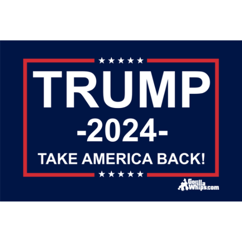 Trump 2024 3x5 Grommet Whip Flag