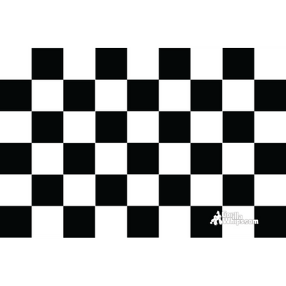Black & White Checkered 2x3 Grommet Whip Flag