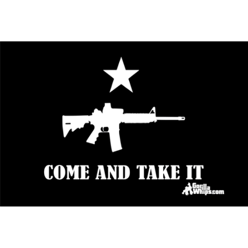 Come Take It Gun 3x5 Grommet Whip Flag