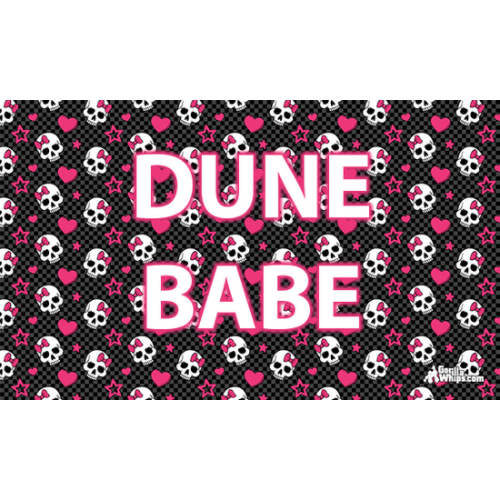 Dune Babe Skulls 2x3 Grommet Whip Flag