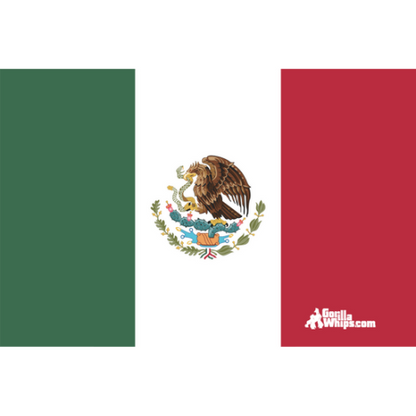 Mexico 12x18 Grommet Whip Flag