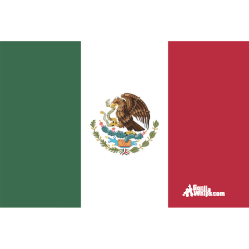 Mexico Flag 3x5 Grommet Whip Flag