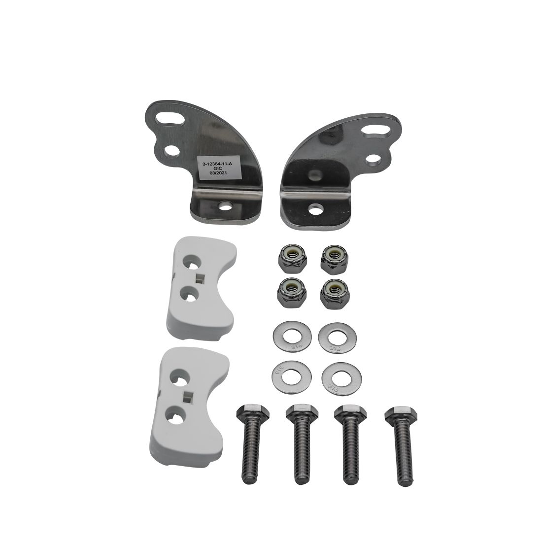 RDS-SR Series Hardware Kit, White RIGID Industries - Default Title