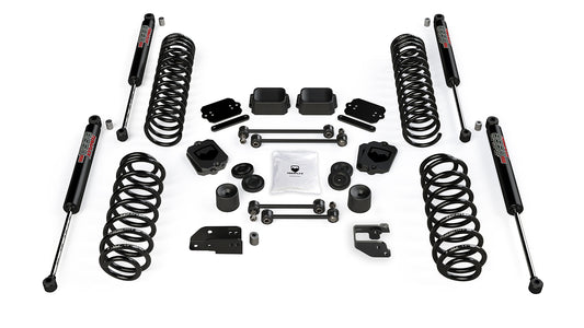 18-Up Wrangler JL 2 Door 3.5 Inch Coil Spring Base Lift Kit & 9550 VSS Twin-Tube Shocks TeraFlex