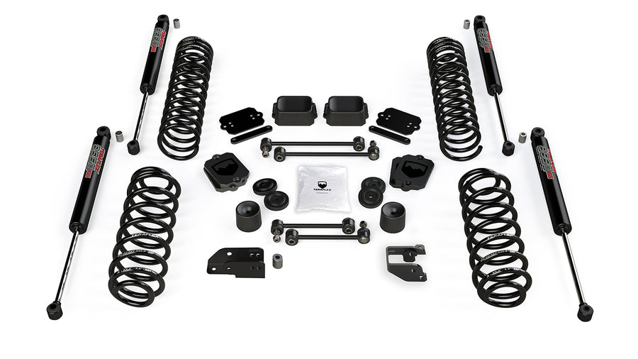 18-Up Wrangler JL 2 Door 3.5 Inch Coil Spring Base Lift Kit & 9550 VSS Twin-Tube Shocks TeraFlex