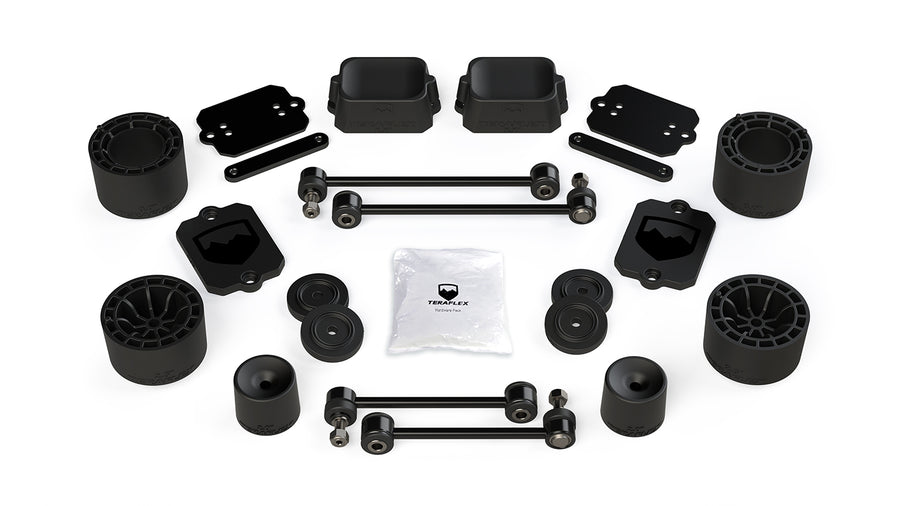 18-Up Wrangler JL 4 Door Sport Sahara 2.5 Inch Performance Spacer Lift Kit No Shocks or Exts TeraFlex