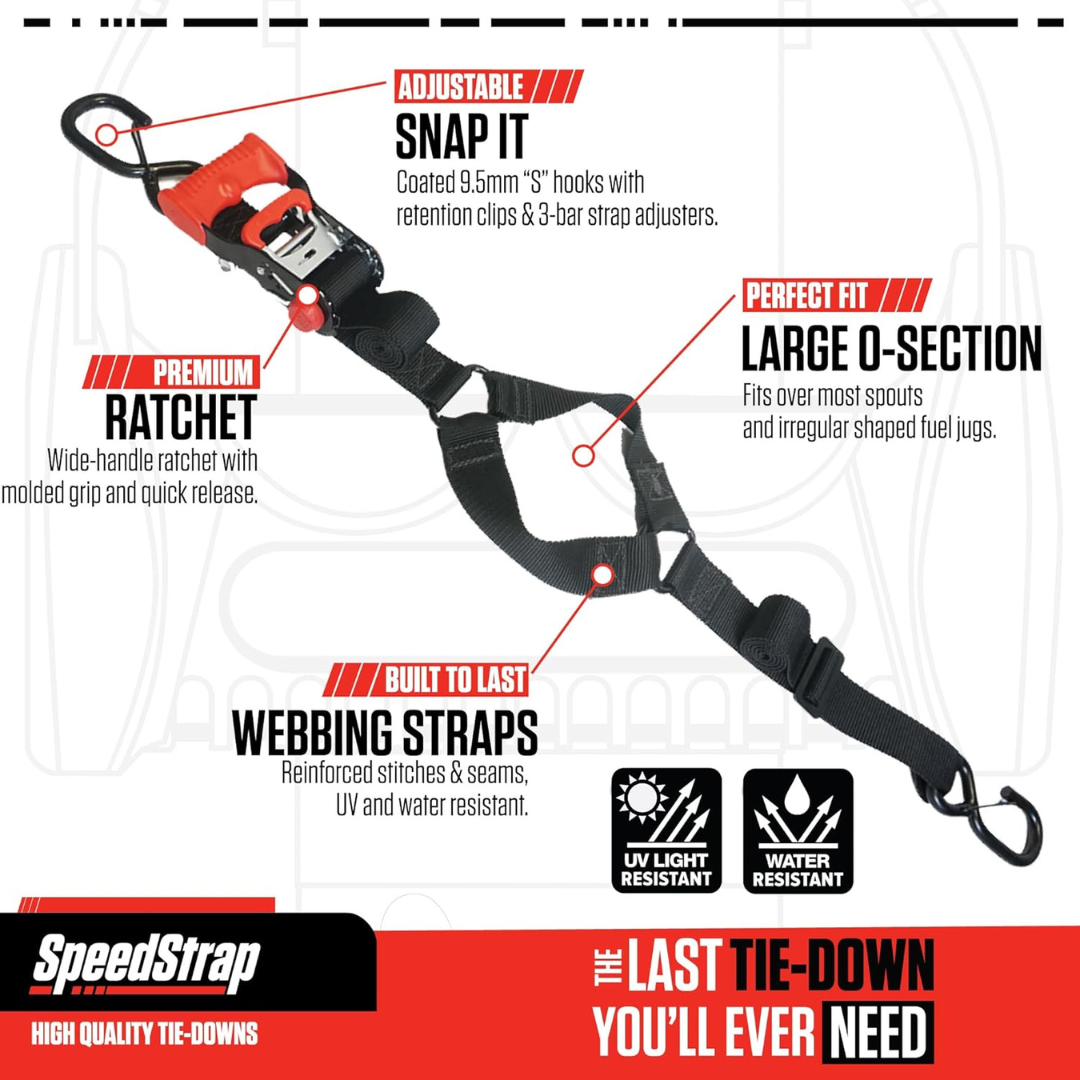Fuel Jug Tie-Down PRP Seats
