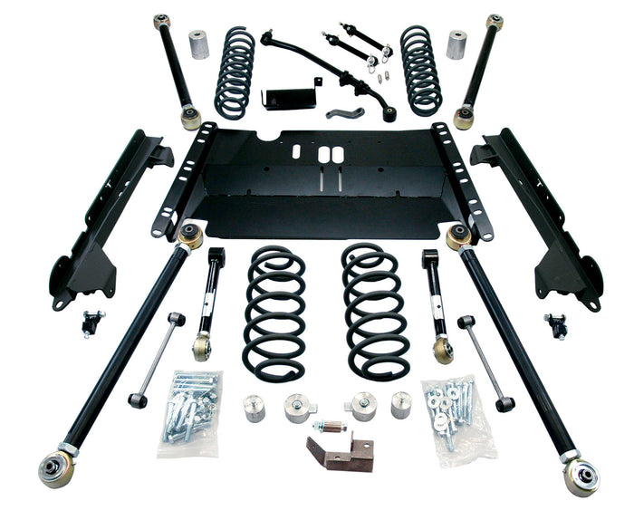 97-06 Jeep Wrangler TJ SWB 4 Inch Enduro LCG Long Arm Suspension System No Shocks TeraFlex
